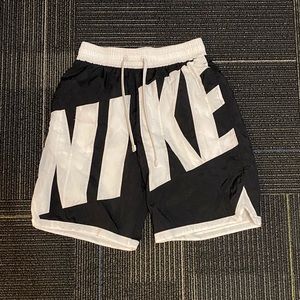 Nike Black and White Dri Fit Basketball Shorts